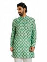 Amazon Brand - Symbol Men's Polyester Festive Printed Long Kurta (Regular Fit)...