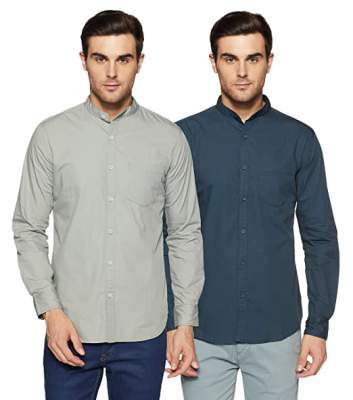 Amazon Brand - Symbol Mens Regular Fit Casual Shirt