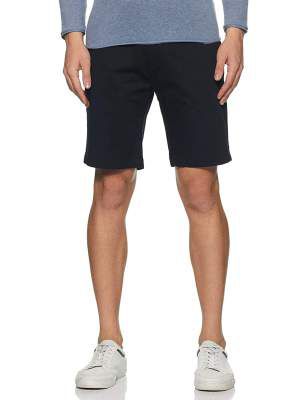 Amazon Brand - Symbol Men's Regular Fit Cotton Stretchable Shorts