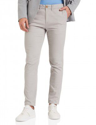 Amazon Brand - Symbol Men's Regular Fit Mid Rise Pants