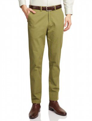 Amazon Brand - Symbol Men's Regular Fit Mid Rise Trouser