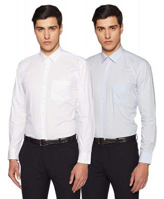 Amazon Brand - Symbol Mens Regular Formal Shirt