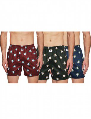 Amazon Brand - Symbol Mens Regular Printed Boxers Shorts