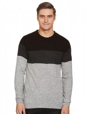 Amazon Brand - Symbol Men's Round Neck Acrylic Casual Sweater