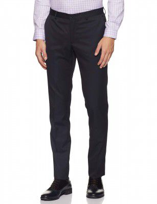 Amazon Brand - Symbol Men's Slim Fit Mid Rise Trouser