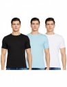 Amazon Brand - Symbol Men's Solid Cotton T Shirt | Plain | V Neck | Half Sleeve-Regular Fit | Combo Pack of 3 (Available in Plus Sizes)...