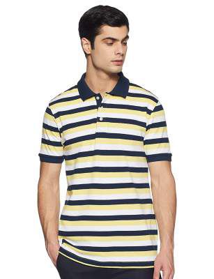 Amazon Brand - Symbol Men's Solid Regular fit Half Sleeve Polo