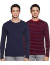 Amazon Brand - Symbol Men's Solid Regular Fit Full Sleeve T-Shirt (Combo Pack of 2)...