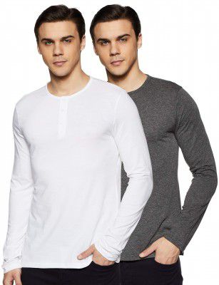 Amazon Brand - Symbol Men's Solid Regular Fit T-Shirt