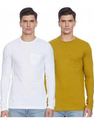 Amazon Brand - Symbol Men's Solid Regular Fit T-Shirt