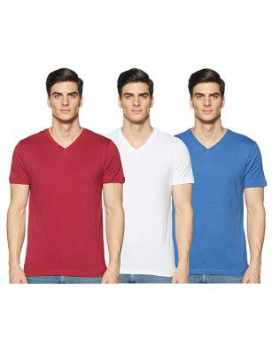 Amazon Brand - Symbol Mens Solid Regular T-Shirt (Pack of 3)