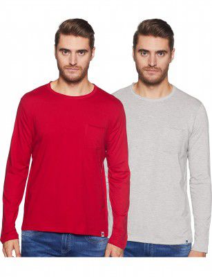 Amazon Brand - Symbol Men's Solid Regular T-Shirt (SS19MNTEE04-4_Multicolor3 2XL)