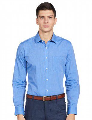Amazon Brand - Symbol Men's Solid Slim Fit Shirt