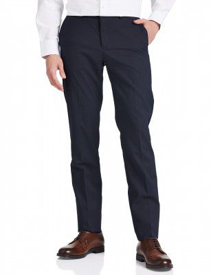 Amazon Brand - Symbol Men's Stretchable Formal Pants | Trousers (Slim Fit)
