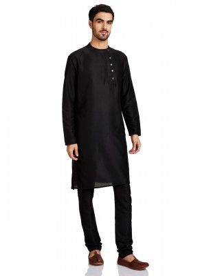 Amazon Brand - Symbol Rayon Blend Men Festive Long Kurta & Pyjama Set (2Pcs)