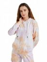 Amazon Brand - Symbol Women Cotton Hooded Relaxed Fit Sweatshirt (Tie-Dye ...