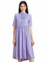 Amazon Brand - Symbol Women Rayon Fit and Flare One Piece Midi Length Dress ...