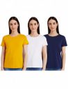 Amazon Brand - Symbol Women Women's Cotton Regular Fit T-Shirt (Pack of 3)...