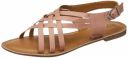 Amazon Brand - Symbol women's Beige Flat Sandal...