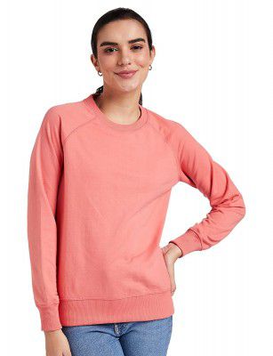 Amazon Brand - Symbol Women's Cotton Blend Crew Neck Sweatshirt