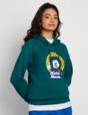 Amazon Brand - Symbol Women's Cotton Blend Regular Fit Hooded Sweatshirt (with Front Pockets) (Available in Plus Sizes)