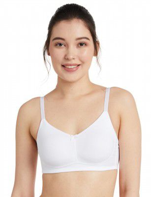 Amazon Brand - Symbol Women's Cotton Stretch Non Padded Wire Free Full Coverage Lift Up Bra