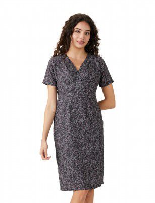 Amazon Brand - Symbol Women's Crepe Knee-Length Sheath Business Dress (Available in Plus Sizes)