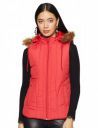 Amazon Brand - Symbol Women's Regular Fit Quilted Sleeveless Jacket With Detachable Hoodie (Gilet | Puffer Jackets)...