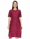 Amazon Brand - Tavasya Women's Polyester Printed Straight Festive Kurti...