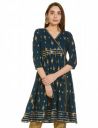 Amazon Brand - Tavasya Women's Rayon Straight Festive Kurti...