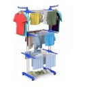 Amazon Brand - Umi MaxDry Cloth Drying Stand| Perfect Use for Balcony, 3-Level, (Multicolor)...