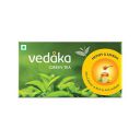 Amazon Brand – Vedaka Green Tea, Honey and Lemon|25 Bags ,1.5 g Each | All Natural Flavour | Zero Calories...