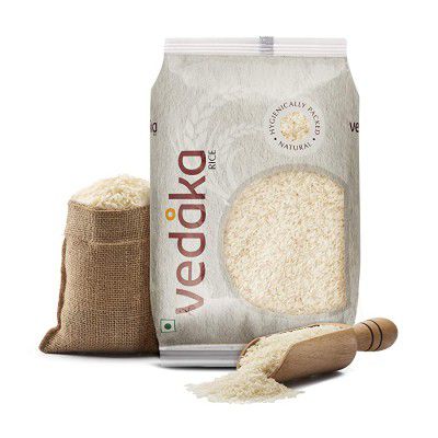 Amazon Brand - Vedaka Kolam Rice, Raw, 5 kg