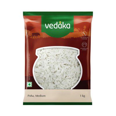 Amazon Brand - Vedaka Medium Poha, 1 kg