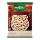 Amazon Brand - Vedaka Premium White Peas, 1kg...