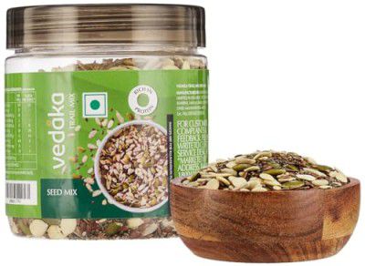 Amazon Brand - Vedaka Seed Mix, 200 gm Pouch | Sunflower, Watermelon, Pumpkin, Chia and Flax Seeds | Healthy Snacking
