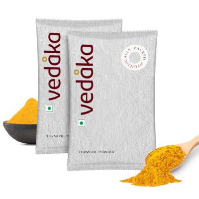 Amazon Brand - Vedaka Turmeric Powder 400g (200g x 2)
