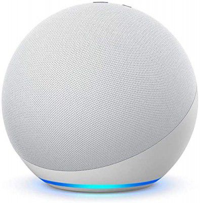 Amazon Echo (4th Gen) | Premium sound powered by Dolby and Alexa (White)