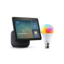 Amazon Echo Show 10 with Wipro Simple Setup 9W LED Smart Bulb...