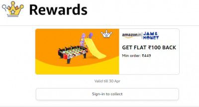 Amazon : Flat Rs.100 Cashback On Min. Order Rs.449 On Toys.