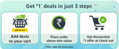 Amazon Fresh Crazy Deals, Get Products at ₹1