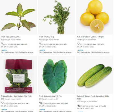 Amazon Fresh Deals Starts at 3 | Upto  94% Off
