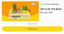 GET FLAT ₹50 BACK Min order Value ₹449 of Fruits & Vegetables on Amazon Fresh...
