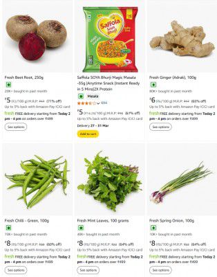 Amazon Fresh Loot Upto 80-90% Off