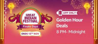 Golden Hours Deals: Exclusive App Only Deals 8 PM to Midnight (Great Indian Festival Sale)