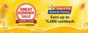 Amazon Great Summer Sale Rewards Festival: ₹5000 Cashback...