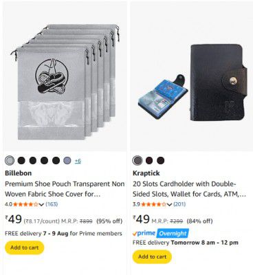 Amazon Loot : Household products @ Rs.49