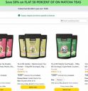 Amazon Loot : Save 50% On Matcha teas...