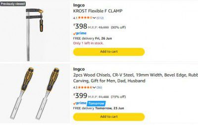 Amazon Loot : Up to 90% OFF - Ingco Home Improvement Products  