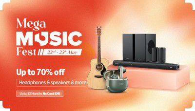 Amazon: Mega Music Fest ( 22nd - 25th May ) | UP TO 70% OFF On Headphones & Speaker